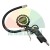 Digital tire inflator gun with pressure gauge and flexible hose