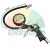 Tyre inflator gun 0-16 bar with pressure gauge and dimensions