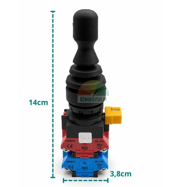 Control panel joystick for truck tyre changer with dimensions