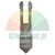 Steel clamp guide for assembly table on a white background