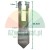 Metal clamp guide for assembly table with technical dimensions