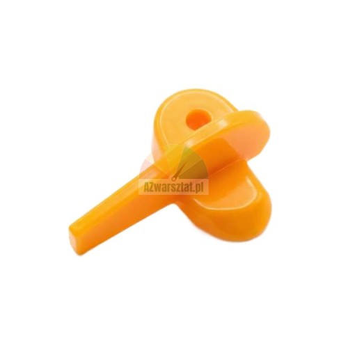 Yellow plastic protective insert for tire changer demount head type AW