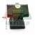 Black cast iron clamping block with dimensions: height 48 mm, width 43 mm, cutout 13 mm, featuring a textured grip surface