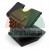 Black cast iron beam clamp with gripping teeth for structural steel on white background