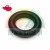 Black rubber O-ring seal on a white background