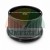 Black plastic planter insert with vertical ridges and a 54 cm diameter measurement on a white background.
