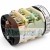 Rotary cam switch 32A with visible screw terminals and technical rating label