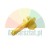 Yellow plastic protective cover insert for tire changer mount demount head type G