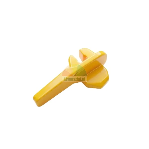 Yellow plastic protective cover insert for tire changer mount demount head type G