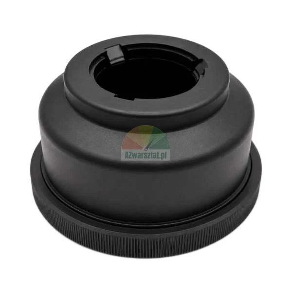 Black pressure cup adapter for wheel balancer quick release clamping nut