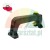 Black complete handle with valve Type B with yellow button
