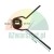 Tire changer rotation switch spring with dimensions