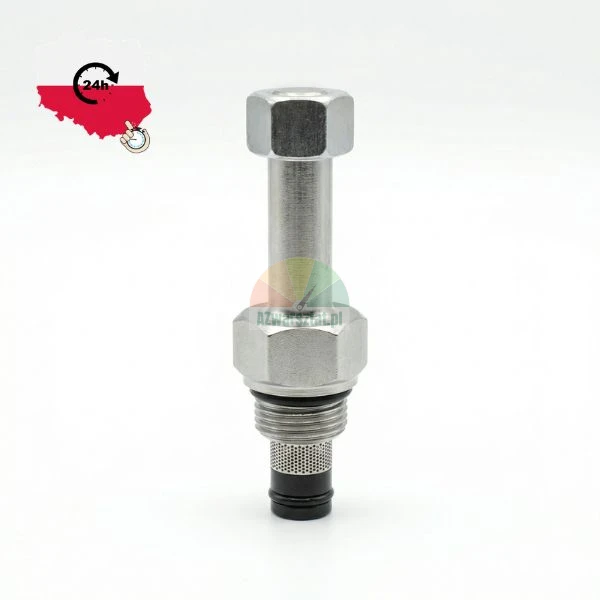 Lowering valve for 13 mm coil and G19 mm thread on a white background