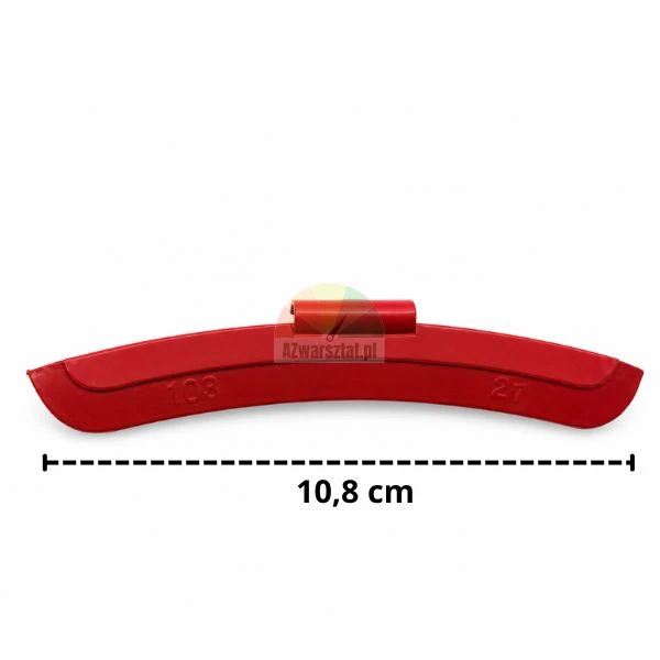 Czerwony ciężarek kalibracyjny 100g