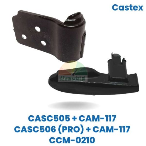 Castex: Osłony na stopkę zestaw CASC505 + CAM-117, CASC506 (PRO) + CAM-117, CCM-0210
